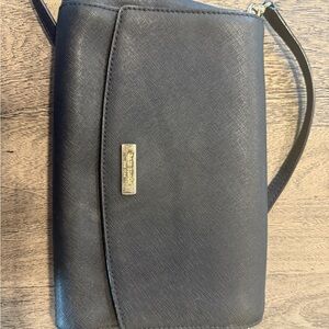 Kate Spade Black Saffiano Leather Crossbody Handbag